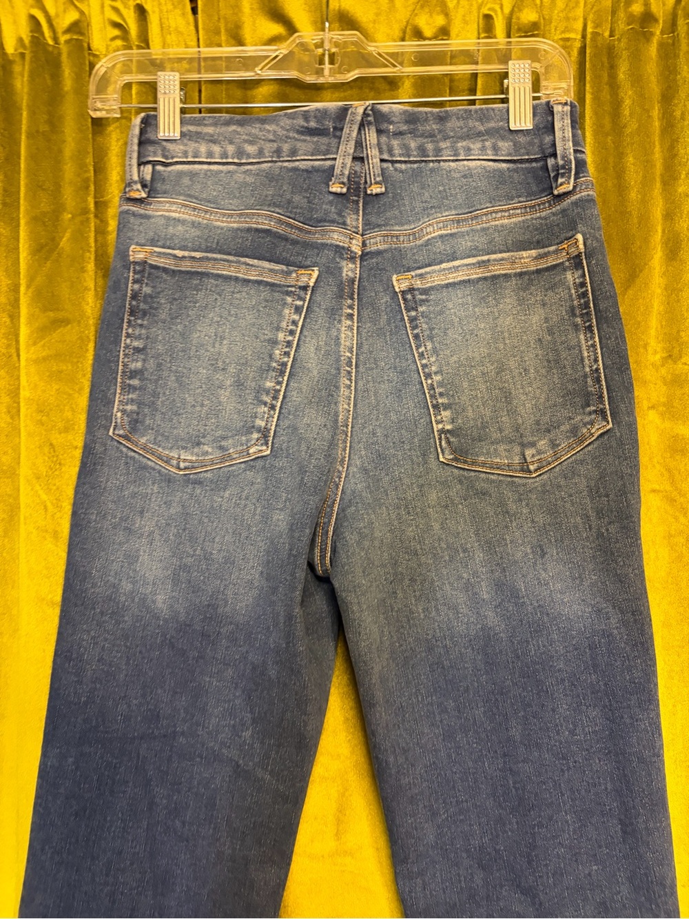 NWT Good American Always Fits Good Legs Straight Jeans Indigo 571 Size 6-12 $159 - Picture 8 of 13